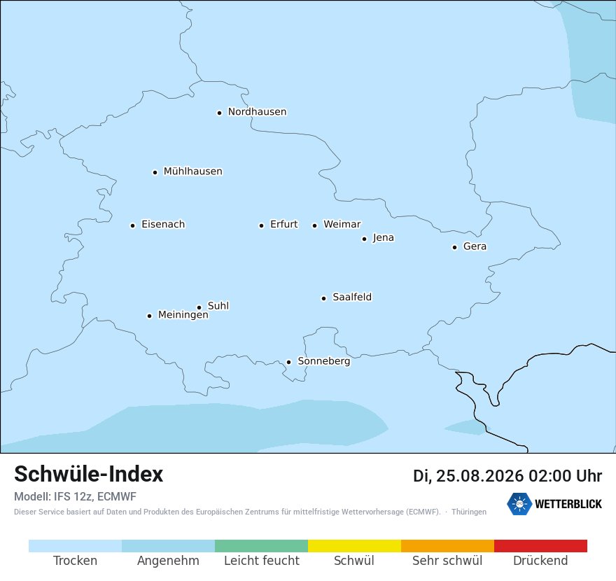 Modellkarte ECMWF – sui – th