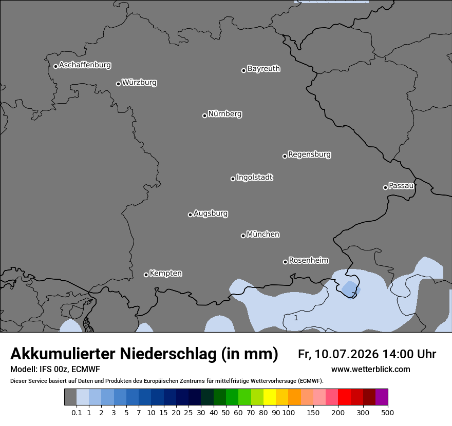 Modellkarte ECMWF – tot_prec – by
