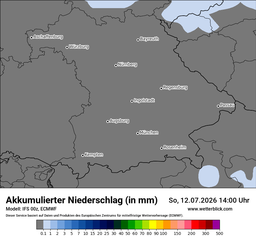 Modellkarte ECMWF – tot_prec – by