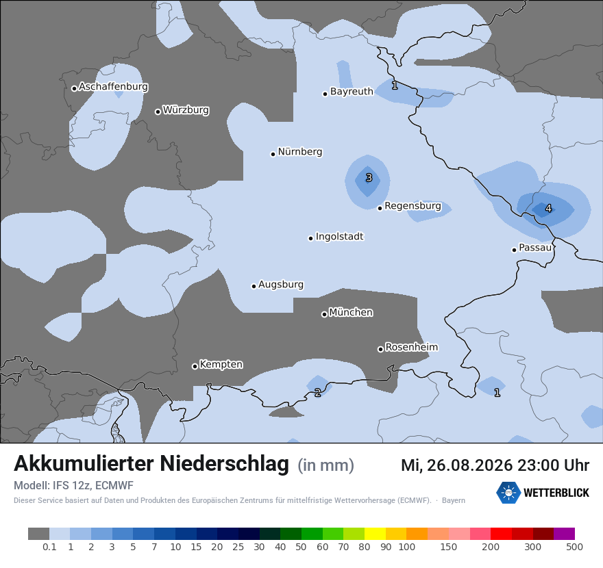 Modellkarte ECMWF – tot_prec – by