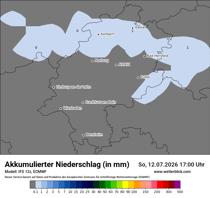 Modellkarte ECMWF – tot_prec – he
