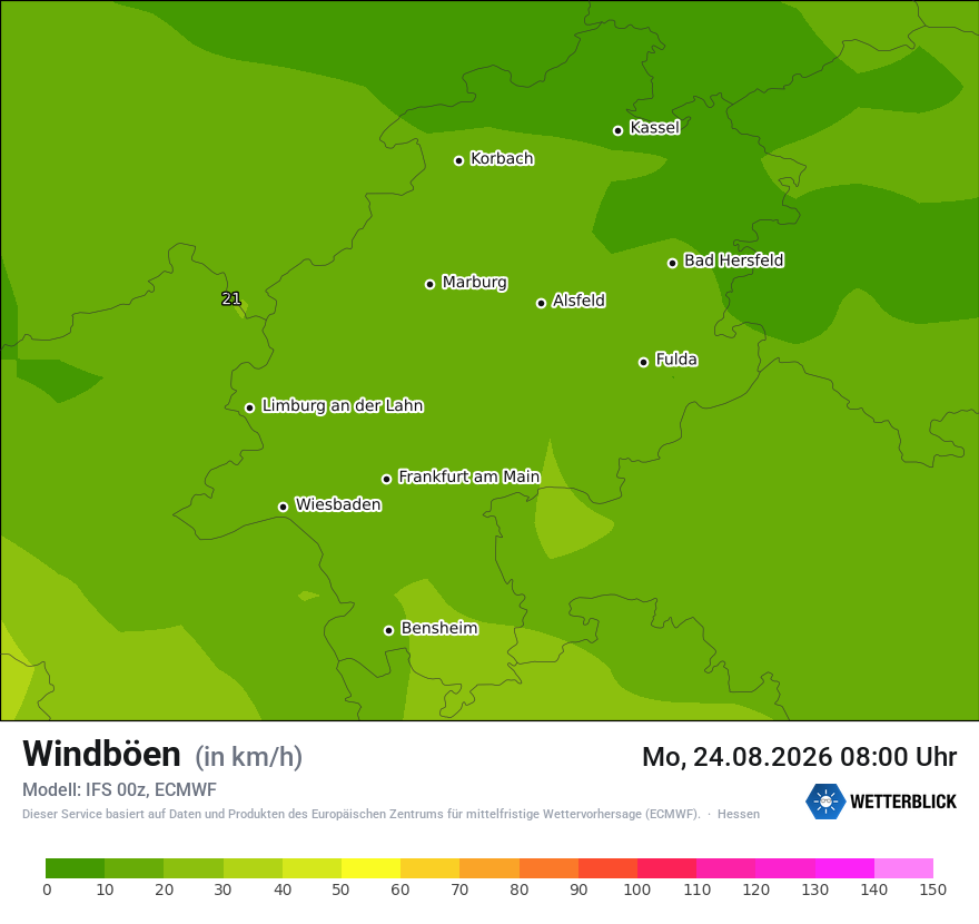 Modellkarte ECMWF – vmax – he