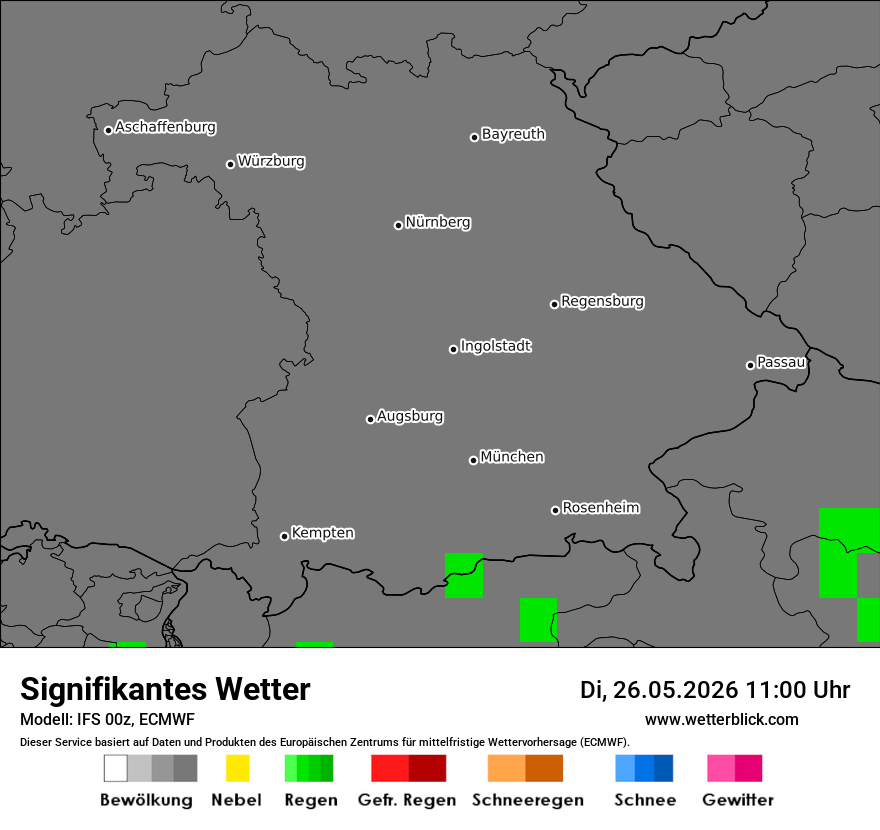 Modellkarte ECMWF – ww – by