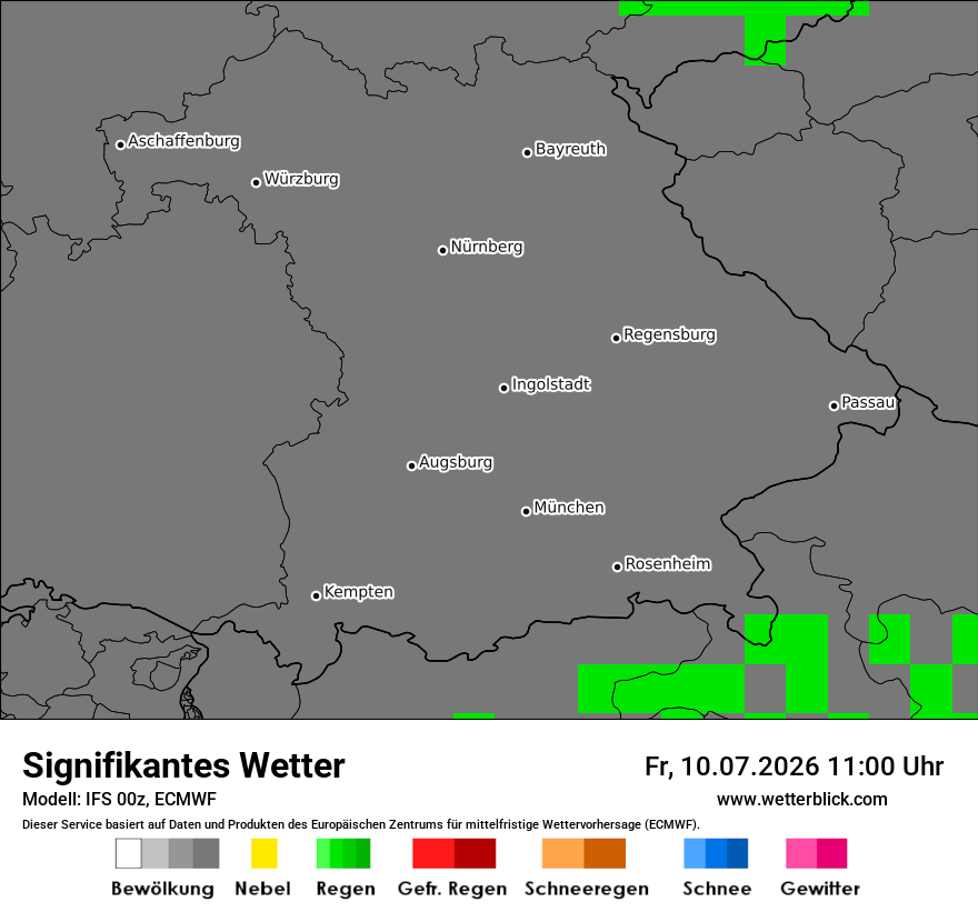 Modellkarte ECMWF – ww – by