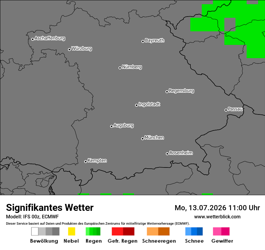 Modellkarte ECMWF – ww – by