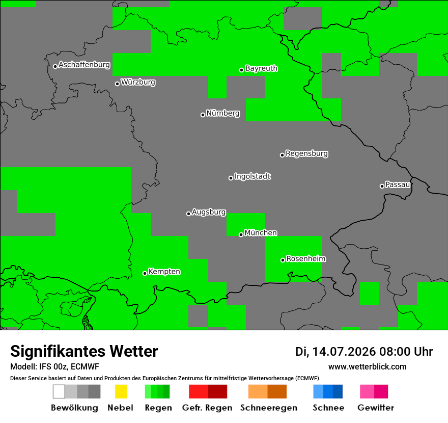 Modellkarte ECMWF – ww – by
