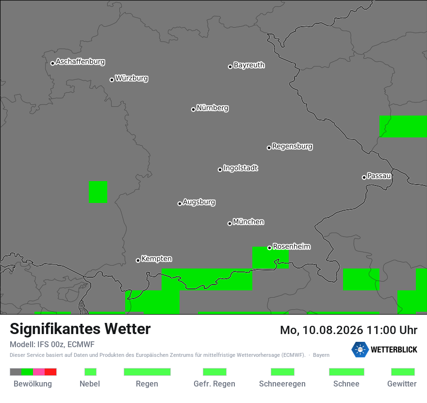 Modellkarte ECMWF – ww – by