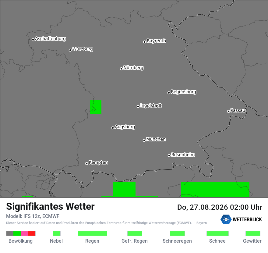 Modellkarte ECMWF – ww – by