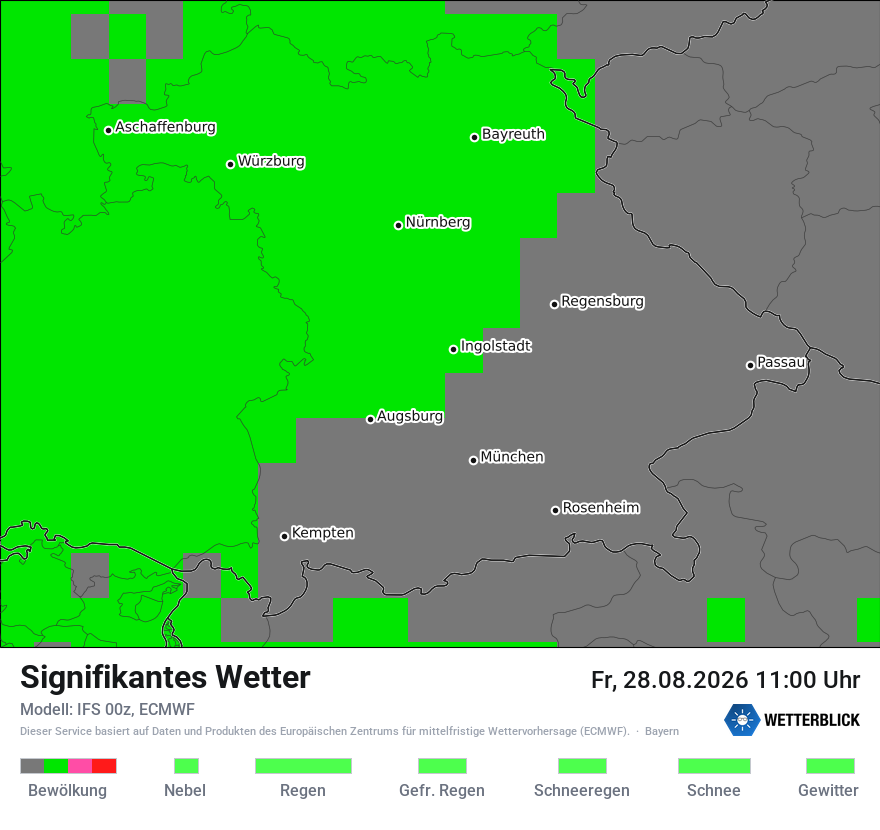 Modellkarte ECMWF – ww – by