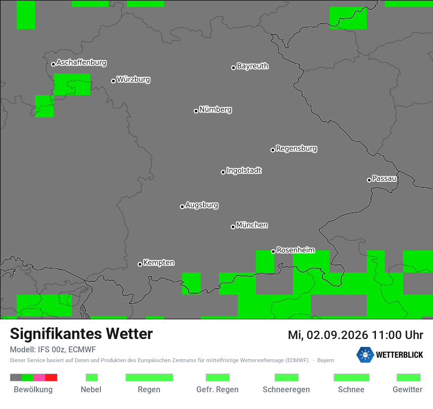 Modellkarte ECMWF – ww – by