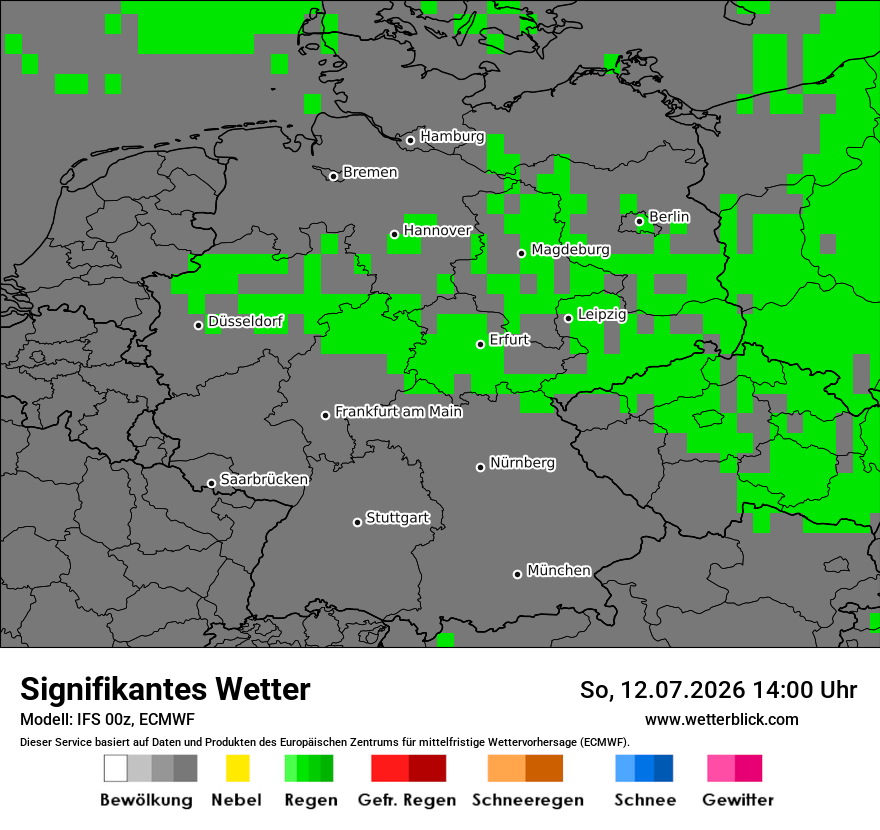 Modellkarte ECMWF – ww – deutschland