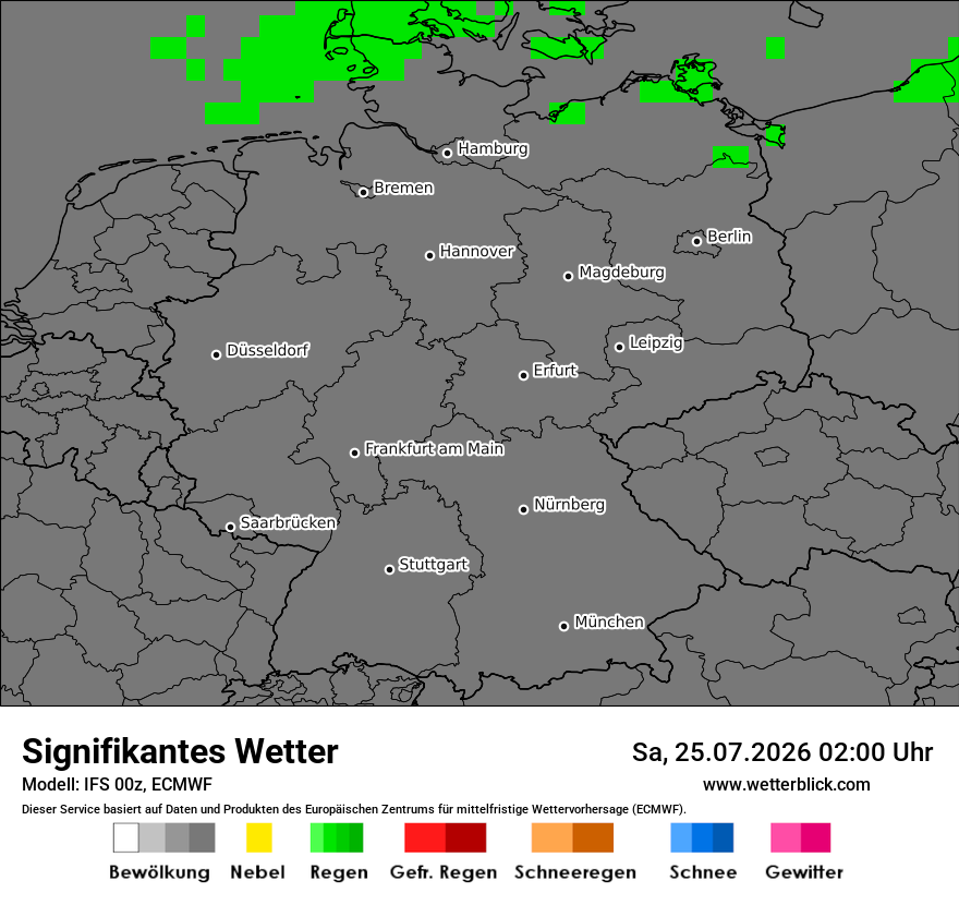 Modellkarte ECMWF – ww – deutschland