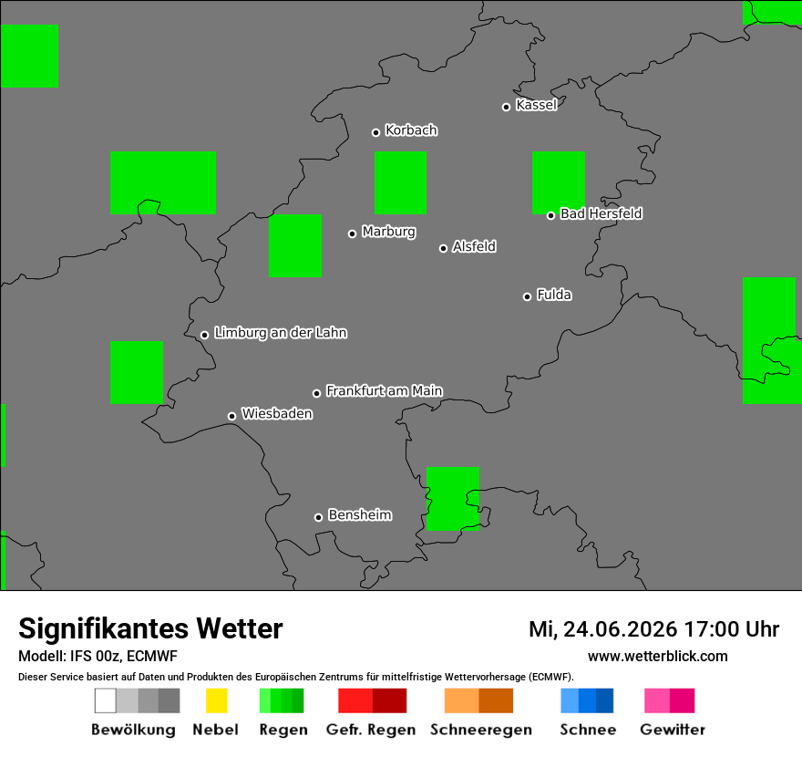 Modellkarte ECMWF – ww – he