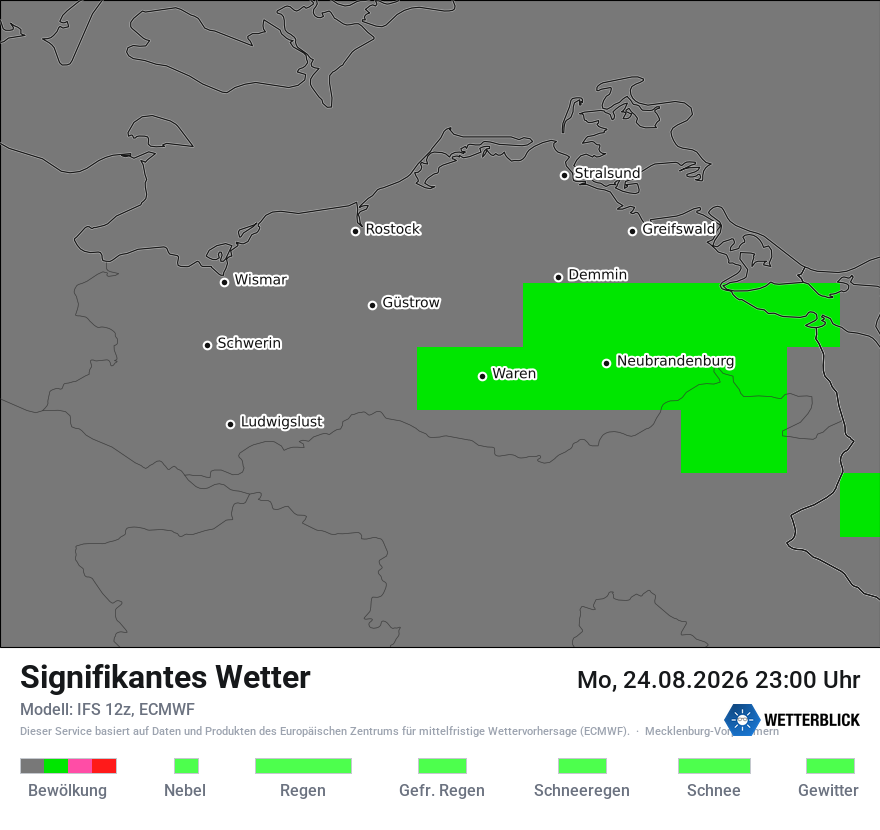 Modellkarte ECMWF – ww – mv