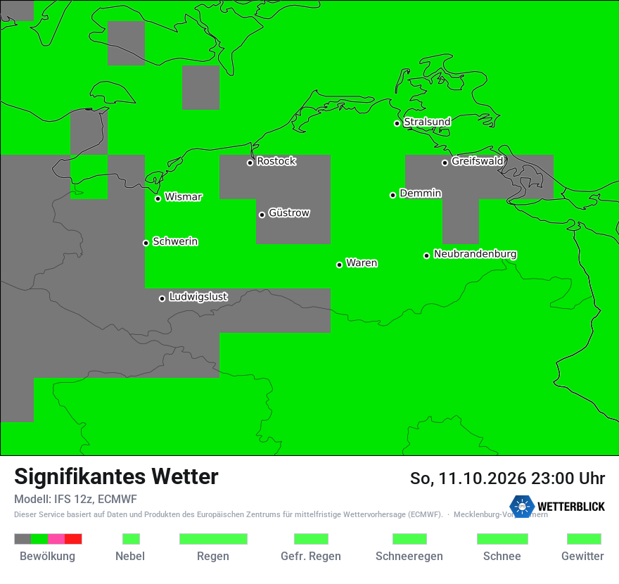 Modellkarte ECMWF – ww – mv