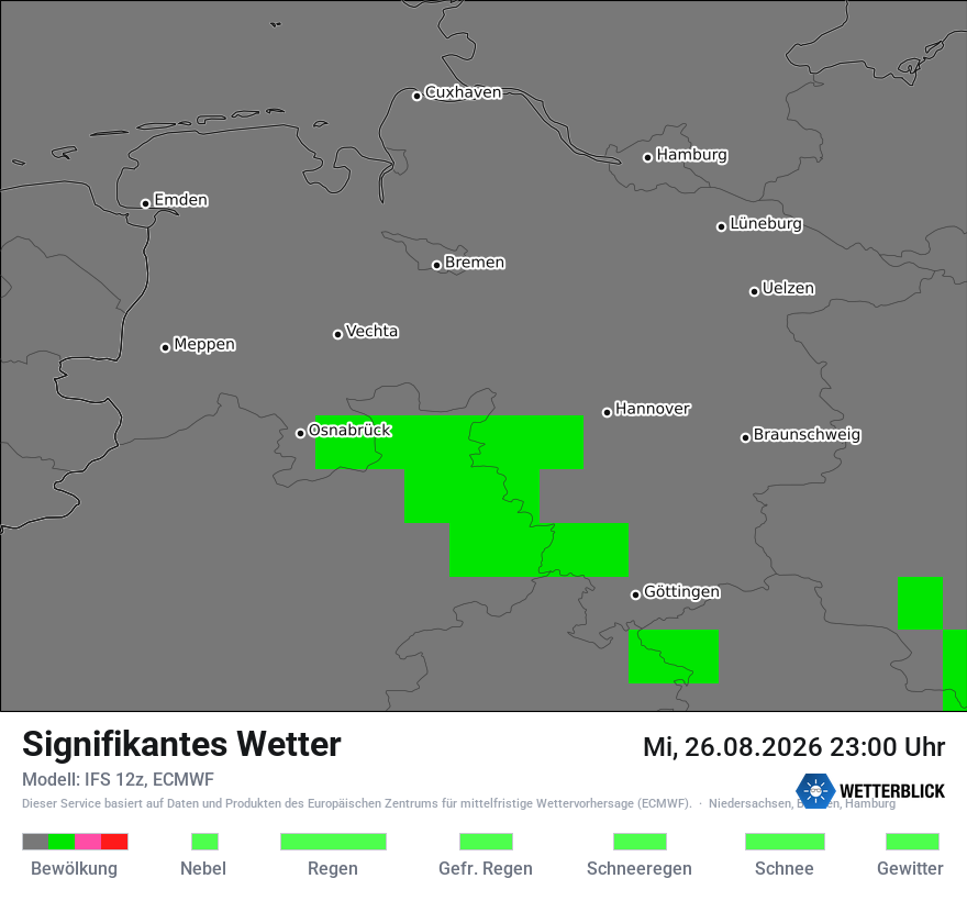 Modellkarte ECMWF – ww – ni