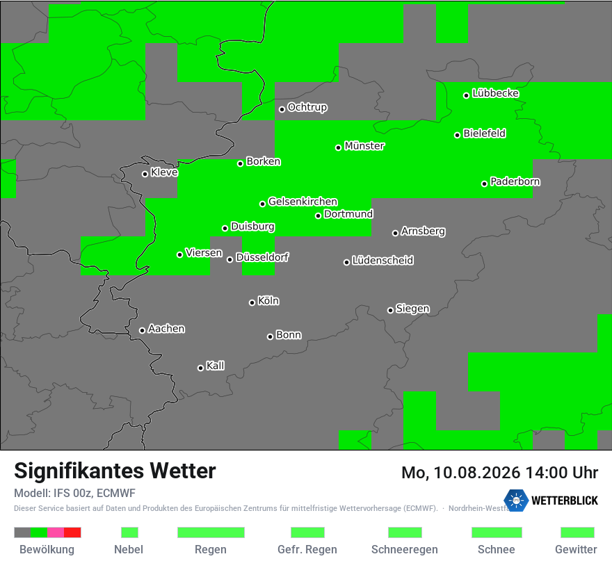 Modellkarte ECMWF – ww – nrw