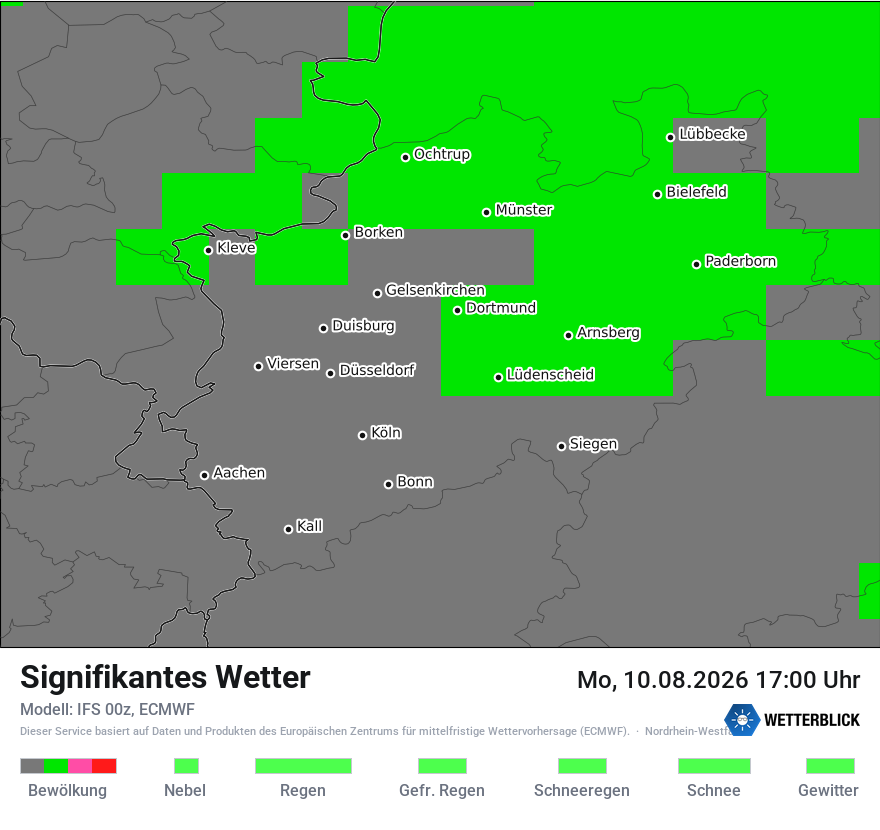 Modellkarte ECMWF – ww – nrw