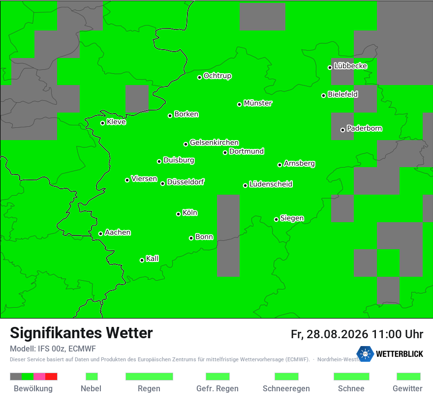 Modellkarte ECMWF – ww – nrw