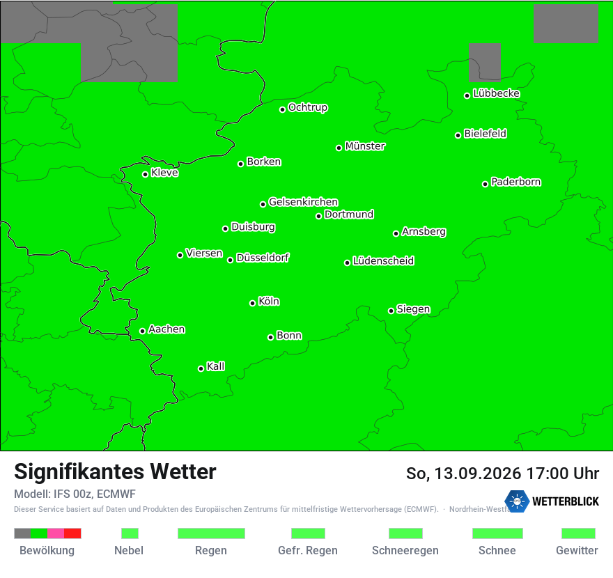 Modellkarte ECMWF – ww – nrw
