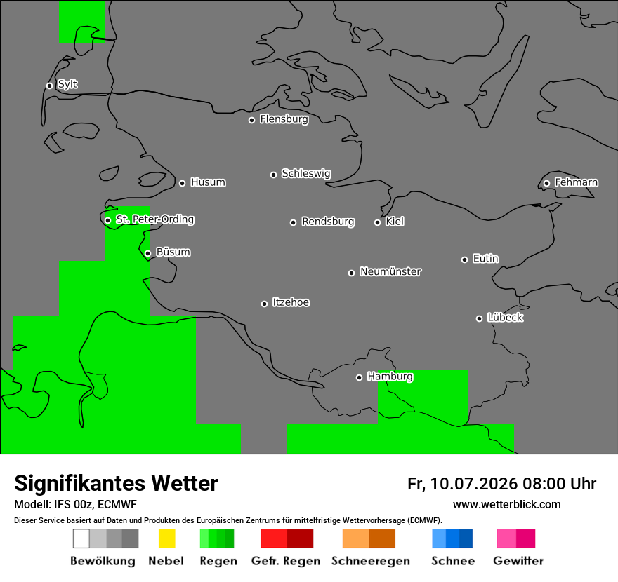 Modellkarte ECMWF – ww – sh