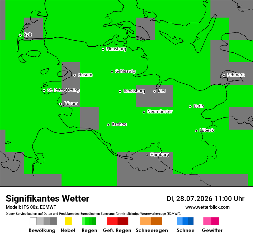 Modellkarte ECMWF – ww – sh