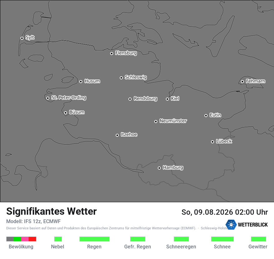 Modellkarte ECMWF – ww – sh