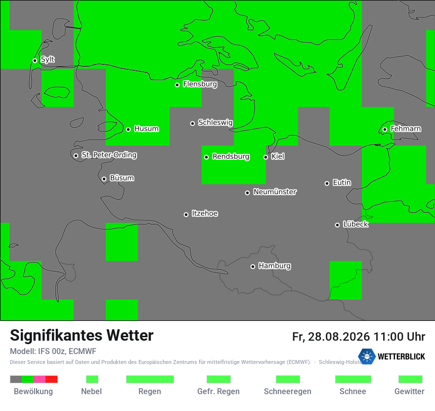Modellkarte ECMWF – ww – sh