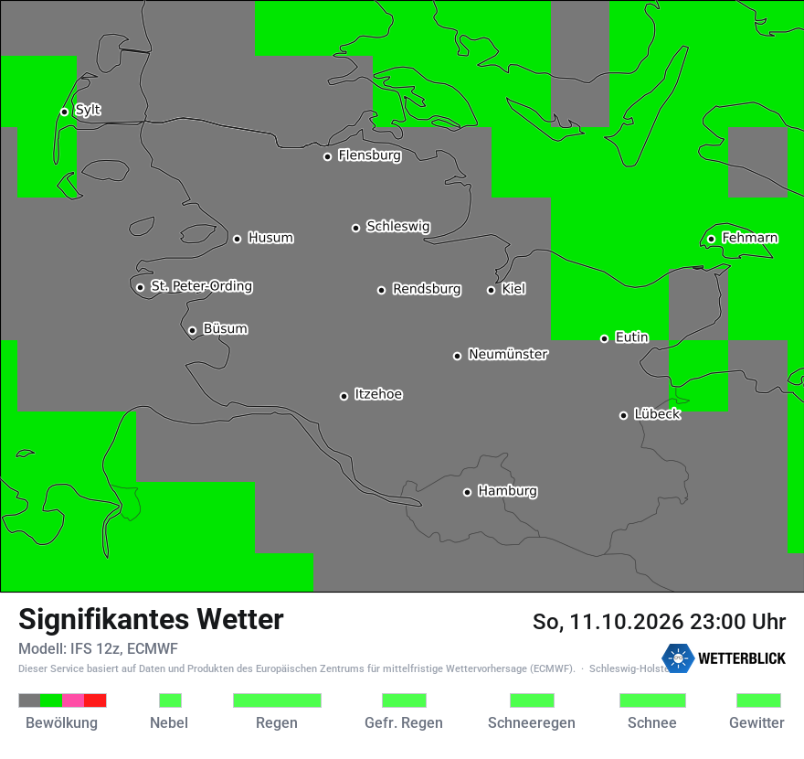 Modellkarte ECMWF – ww – sh
