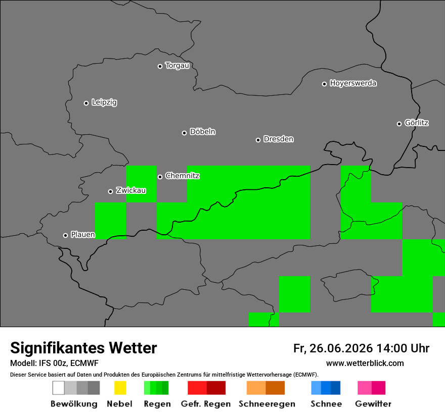 Modellkarte ECMWF – ww – sn