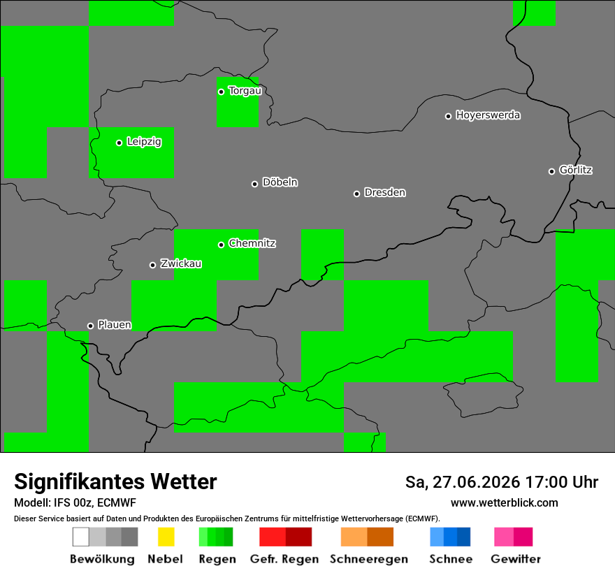 Modellkarte ECMWF – ww – sn