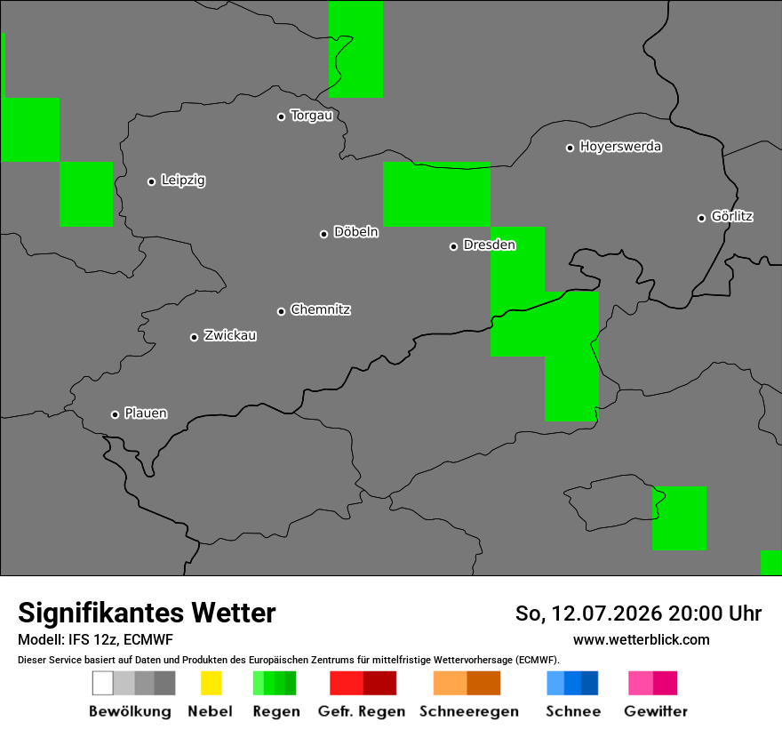 Modellkarte ECMWF – ww – sn