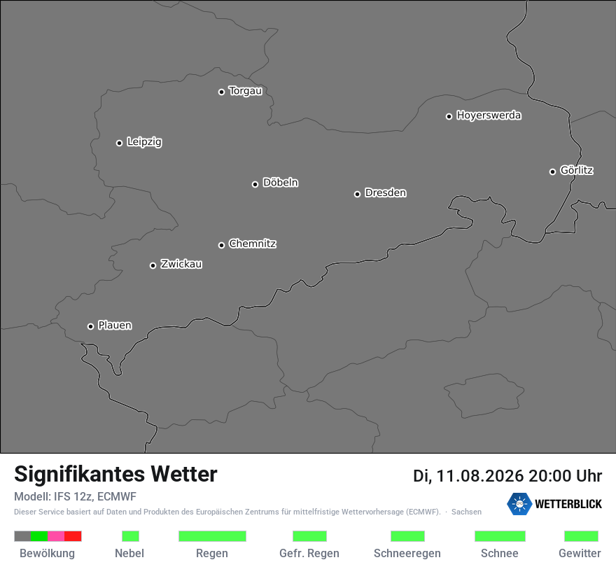 Modellkarte ECMWF – ww – sn