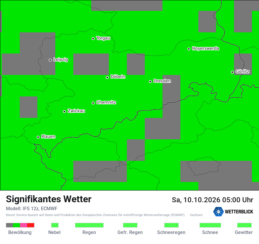 Modellkarte ECMWF – ww – sn