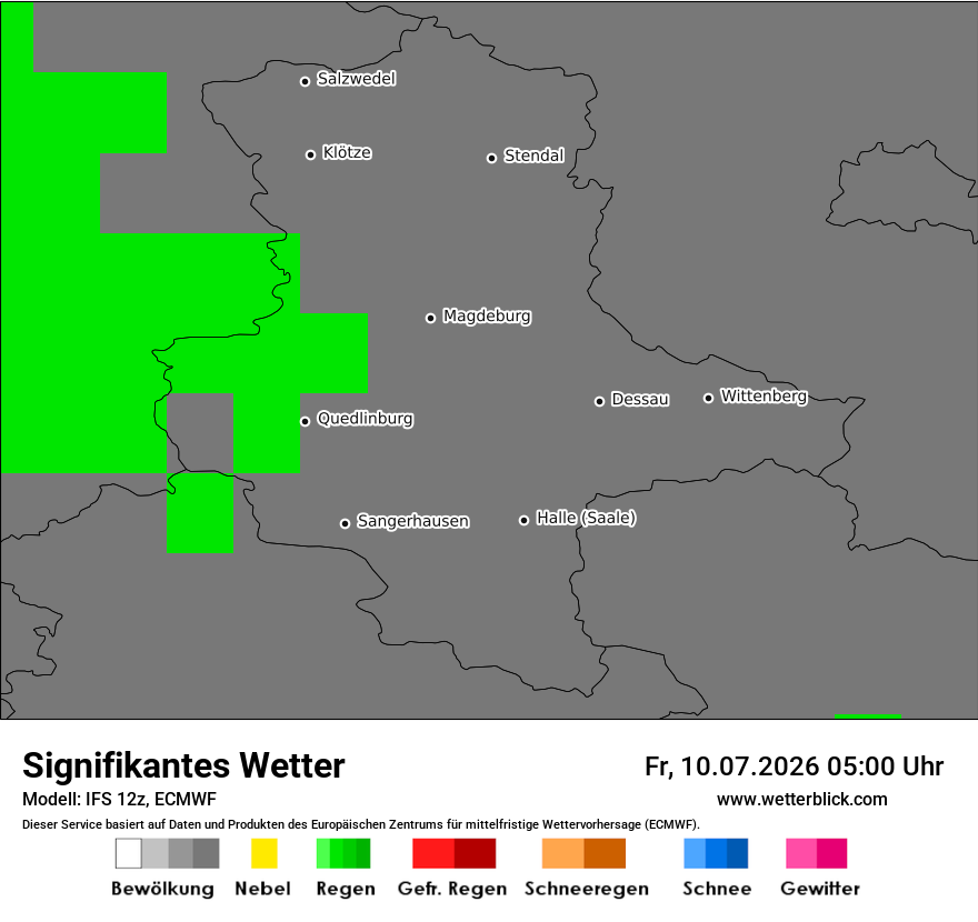 Modellkarte ECMWF – ww – st