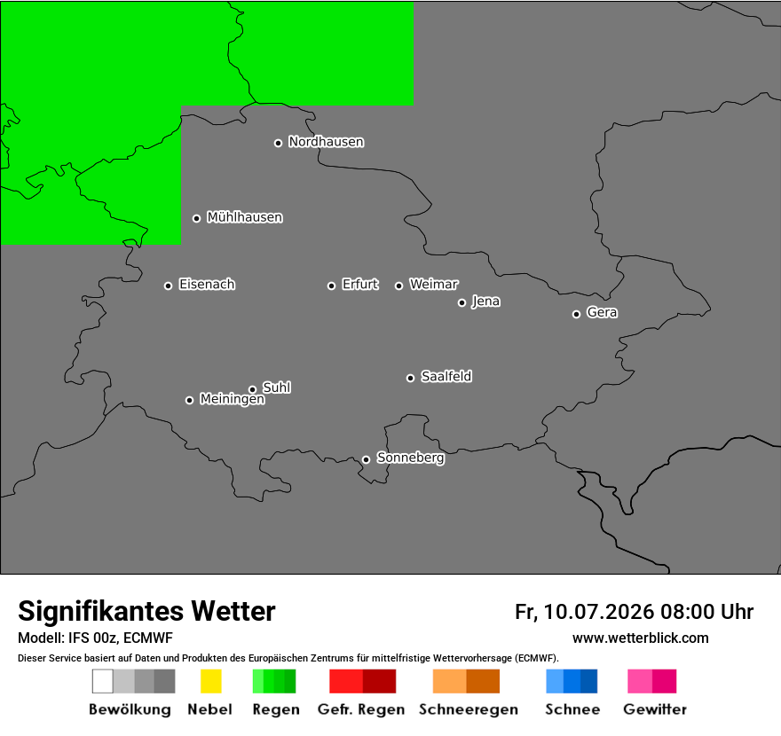 Modellkarte ECMWF – ww – th