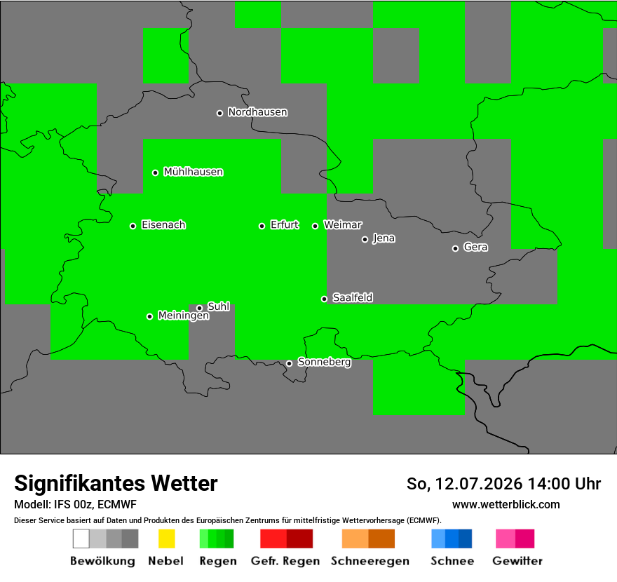 Modellkarte ECMWF – ww – th