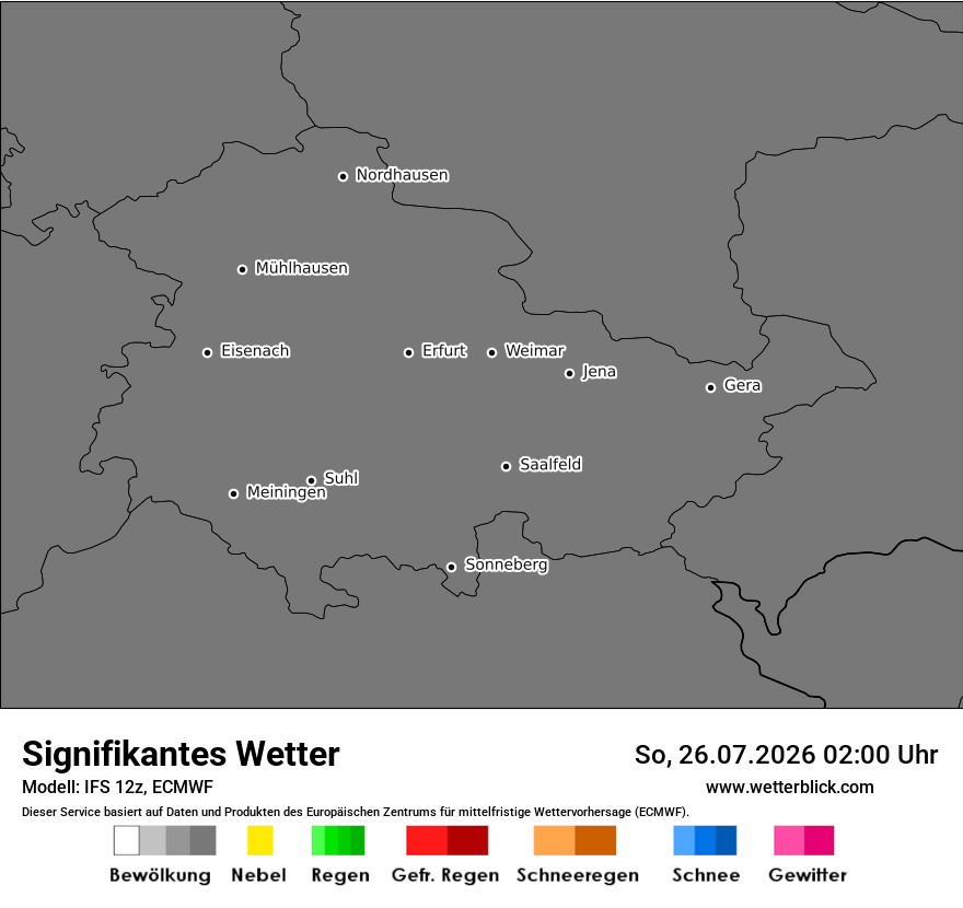 Modellkarte ECMWF – ww – th