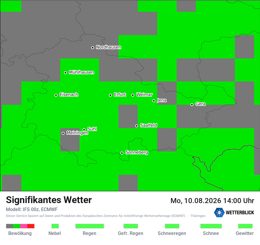 Modellkarte ECMWF – ww – th