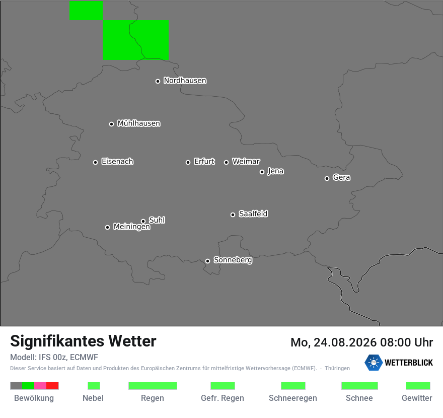 Modellkarte ECMWF – ww – th
