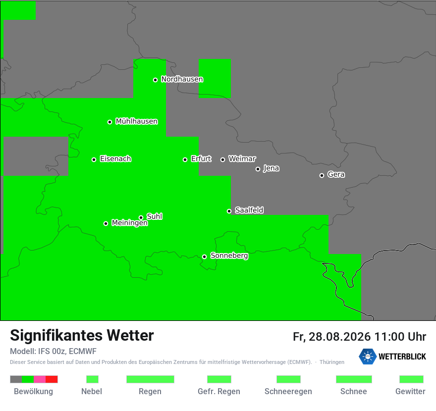 Modellkarte ECMWF – ww – th