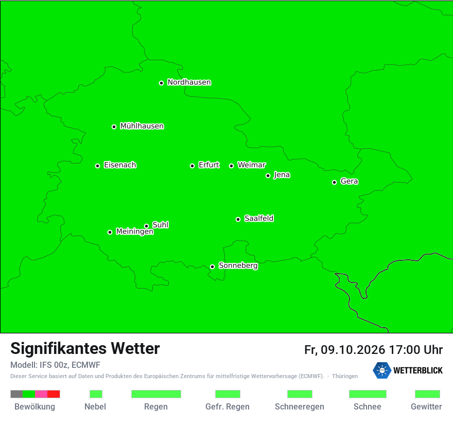 Modellkarte ECMWF – ww – th