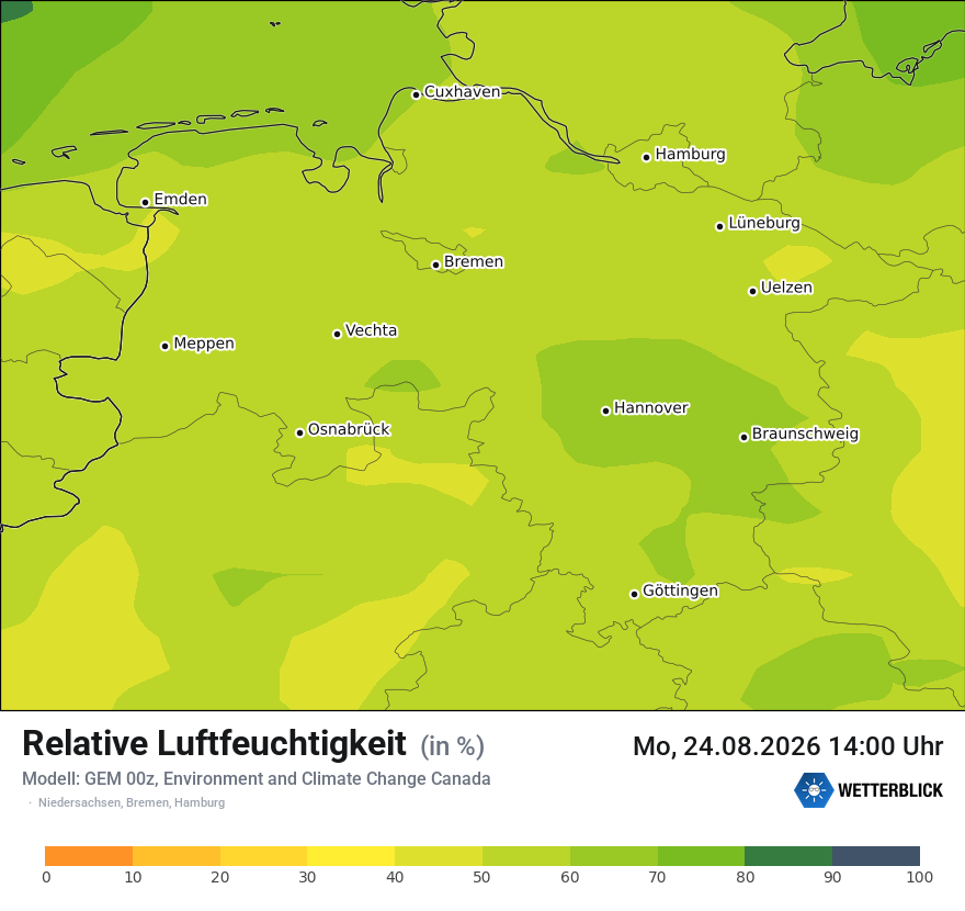 Modellkarte GEM – relhum – ni