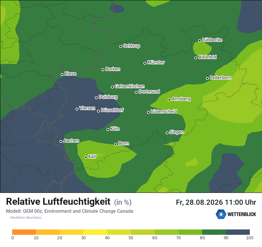 Modellkarte GEM – relhum – nrw