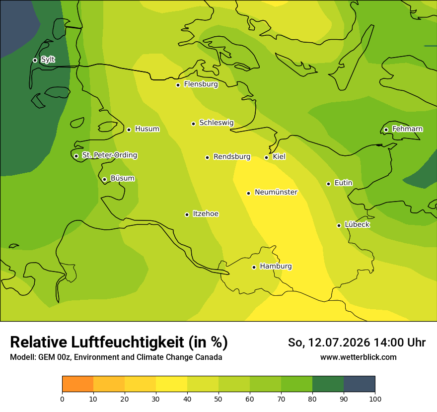 Modellkarte GEM – relhum – sh