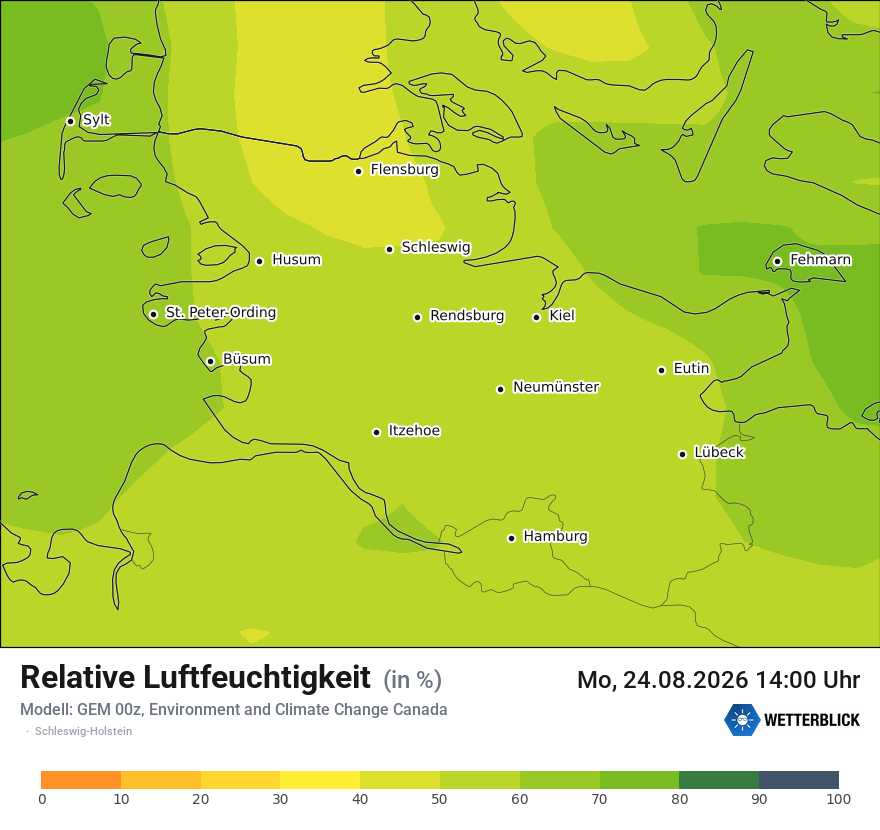 Modellkarte GEM – relhum – sh