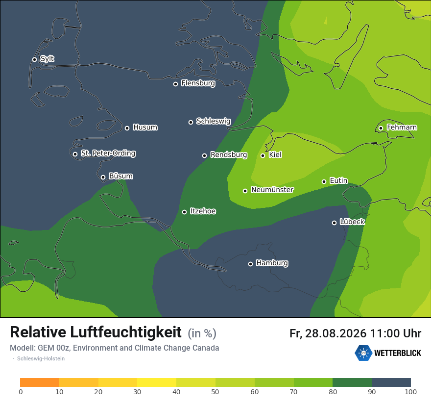 Modellkarte GEM – relhum – sh