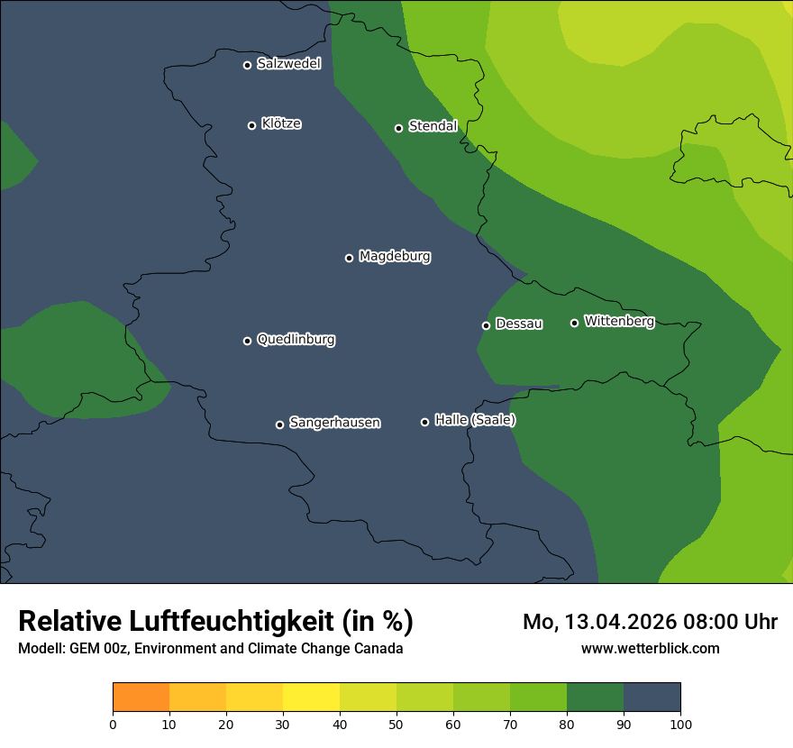Modellkarte GEM – relhum – st