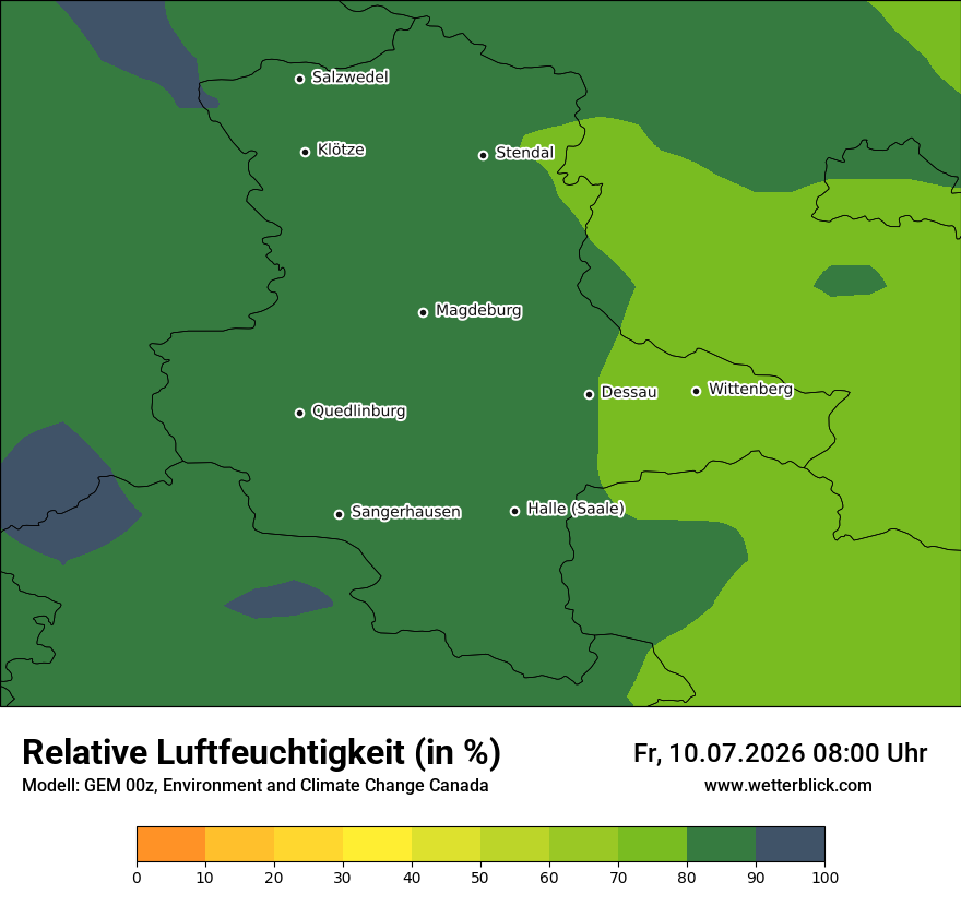 Modellkarte GEM – relhum – st