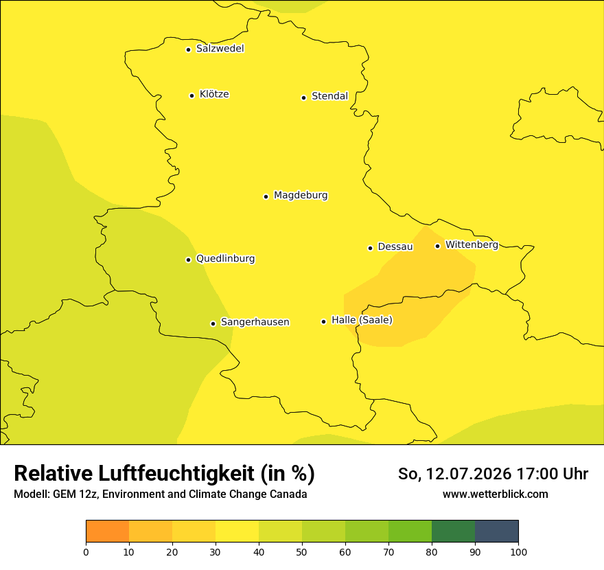 Modellkarte GEM – relhum – st